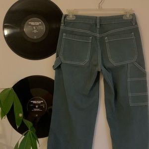 Green PacSun Low Rise Carpenter Cargo Pants - 23”